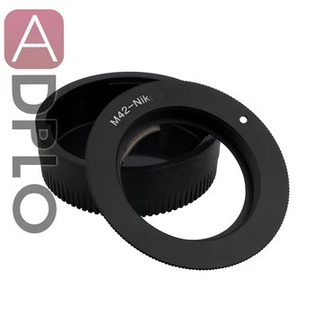 Pixco AF Confirm Adaptér Krúžok Oblek Pre M42 Objektív Nikon F Mount Kamery(Black)D3200 D5000 D7000 D3100 (Non-AF)