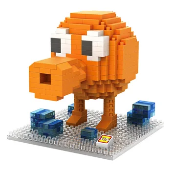Pixelov PacMan Micro Bloky Model DIY Zostaviť Akčný CartoonFigure Donkey Kong Qbert Budovy Súprava Hračiek Chlapec Darček Cartoon 9617-9620