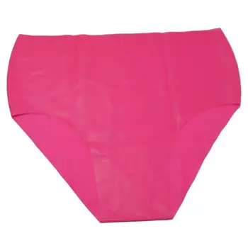 Plesne ružová latexové prádlo pre ženy sexy gumené nohavičky
