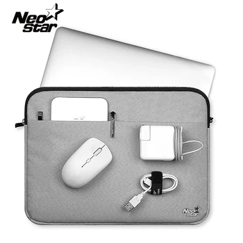 Plátno Rukáv Laptop Taška Pre Macbook Air 11 12 13 15 Palcov Zips Prípade Pre Mac Od Spoločnosti Lenovo Notebook Myš Tablet Vykonávať Puzdro Kryt