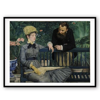 Plátno Umelecké reprodukcie V Konzervatóriu do Edouard Manet svetoznámej Maľovanie na Plátno Tlačiť Umenie Fotografie Pre Home Decor