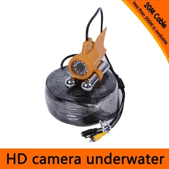 Podmorský Rybolov Fotoaparát Kit s 20m Hĺbka Dual Viesť Bar Fotoaparát & 7Inch Farieb TFT Monitor & Hliníkové Prípade