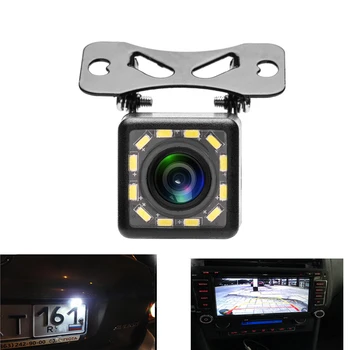 Podofo 12 LED osvetlenie na Nočné Videnie Auto parkovacia Kamera Univerzálny Záložný Parkovaciu Kameru Vodotesná 170 širokouhlý HD Farebný Obrázok