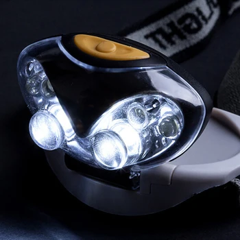 Podporu! Prenosné LED Hlavy Lampy Pochodeň Svetla Ruky Baterku S hlavovým oblúkom Núdzové Prežitie pre Kempovanie #65020