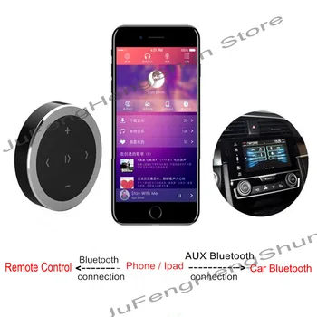 Podporu Siri Bezdrôtové Bluetooth Diaľkové Ovládanie Na Volante Vozidla Hudby Fotoaparát Smart Media tlačidlo Pre iphone Android