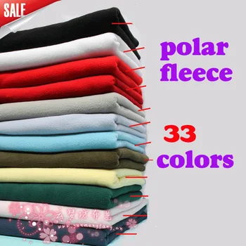 Polar Fleece Textílie Anti-obaľovanie jednej strane Flaušová Tkanina Prikrývky podšívkou tkaniny Diy Bábiky 60 cm Predávaných Dvore Doprava Zadarmo