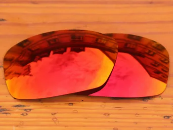 Polykarbonát-Fire Red Zrkadlo Náhradné Šošovky Pre Hijinx slnečné Okuliare, Rám UVA & UVB Ochrany
