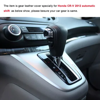 PONSNY Auto Výstroj Zahŕňa Prípade Honda CRV 2012-2016 Automatický Posun Ručne šité Originálny Kožený Kryt