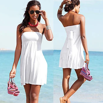 Populárny Autor Vintage 2017 Multi Nosenie Pláži zakryť Nosí Converitble Nekonečné Ženy Letné Plážové Šaty S. M. L. XL