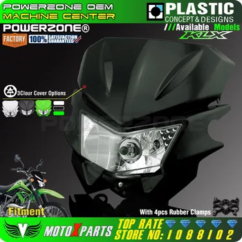 Powerzone Motocykel Univerzálny Reflektor Fit IRBIS TTR250 KLX150 125 250 KAYO T4 T6 Jamy Pro Dirt Bike Motocross