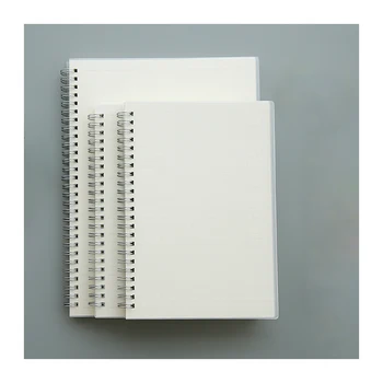 PP plastový kryt A5 A4 B5-coil, špirála notebook 23 otvory papier prázdne notebook