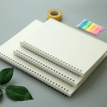 PP plastový kryt A5 A4 B5-coil, špirála notebook 23 otvory papier prázdne notebook