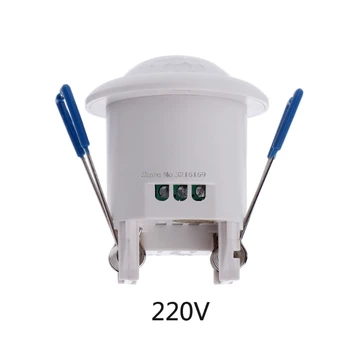 Pre 1PC 360 Stupeň Bezpečnosti PIR Infračervený Pohybový Snímač Pohybu Detektor Prepínač Stropné 12V/220-240V Podpora