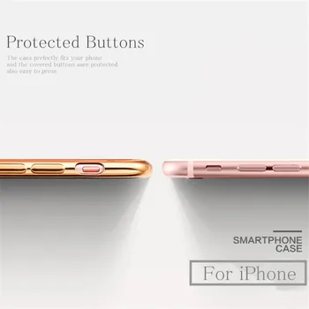 Pre Apple iPhone 7 Prípade Litchi Zrna Luxusné Lode Telefón púzdra pre iPhone 6 Prípade, 5 5s SE TPU Silikónový Kryt pre iPhone 6s Plus
