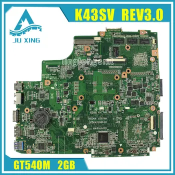 Pre Asus K43SJ K43SV A43S X43S Notebook doske HM65 N12P-GS-A1 REV3.0 GT540M 2GB 8 Pamäte DDR3 VRAM základnej dosky, testované