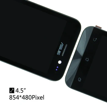 Pre Asus Zenfone ÍSŤ ZB452KG X014D Black 4.5 palcový Full Displej LCD + Dotyk Obrazovky Digitalizátorom. Sklo Montáž/ Rám ZB 452KG