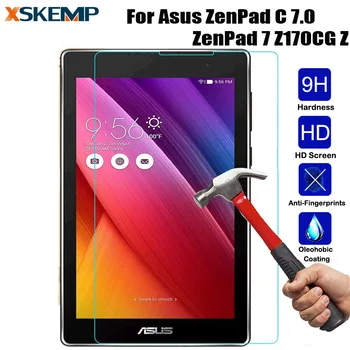 Pre ASUS ZenPad C 7.0 Z170C Z170CG Z171CG v nevýbušnom Č Odtlačkov prstov Tablet Tvrdeného Skla Screen Protector Ochranná Fólia