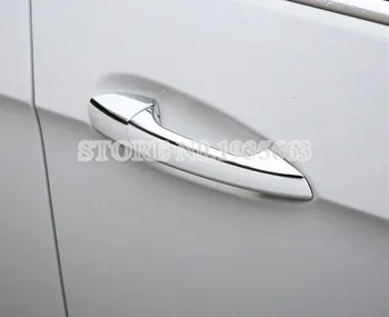 Pre Benz C Trieda W204 ABS Exteriérové Dvere Auta Rukoväť Kryt Výbava 2010-2013 8pcs