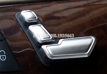 Pre Benz ML W166 2012-GL X166 Vnútorné Dvere, Sedadla Nastavte Tlačidlo Krytu roky 2013-6pcs