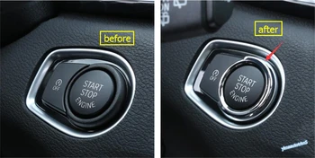 Pre BMW 1 Series 116i 118i F20 2012 - 2017 ABS Nový Štýl Štart Stop Motora Systém Kľúčových Liatie Rám, Kryt Trim 1 Kus