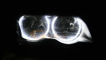 Pre BMW 3 Serie E46 Sedan Kupé Halogénové predné svetlo Vynikajúce angel eyes Ultra jasné osvetlenie CCFL Angel Eyes auta halo krúžky
