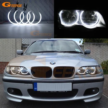 Pre BMW 3 Serie E46 Sedan Kupé Halogénové predné svetlo Vynikajúce angel eyes Ultra jasné osvetlenie CCFL Angel Eyes auta halo krúžky