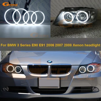 Pre BMW Radu 3 E90 E91 2005 2006 2007 2008 Xenónových svetlometov Vynikajúce Ultra jasné osvetlenie CCFL Angel Eyes auta Halo Krúžok