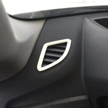 Pre BMW X1 F48 2016 2017 Interiéru Vozidla Predný Panel Strane klimatizácia Prieduch Rámik sieťovej Zásuvky Kryt Výbava Matné Striebro ABS Chrome komã © tou je 2p