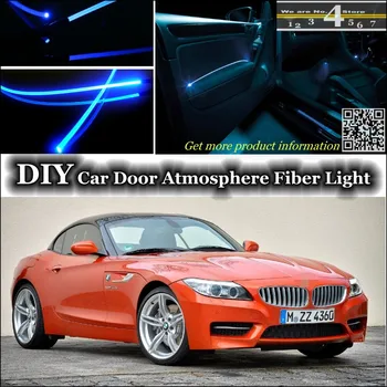 Pre BMW Z4 Z4M E85 E89 interiéru Okolitého Svetla Tuning Atmosféru Optický Kapela Svetlá, Dvere, Panel osvetlenie Nie je ľahký EL
