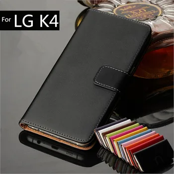 Pre Fundas LG K4 kryt prípade Premium PU Kožené Peňaženky Flip puzdro pre LG K4 4.5