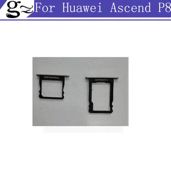 Pre Huawei Ascend P8 Originálne Strieborné SIM Kartu SD Kartu SIM Karta Držiak SIM Karty Zásuvky Nahradenie doprava Zadarmo