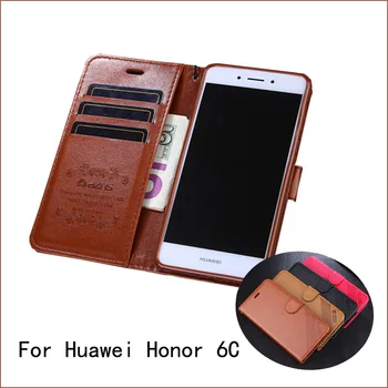 Pre Huawei Honor 6C Prípade 5.0 Inch Luxusné Peňaženky PU Kožené Telefón puzdro Na Huawei Honor 6C Prípade Knihy Flip Ochranný Kryt, Taška