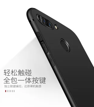 Pre Huawei Honor 9 Lite Prípade Mäkké TPU Tenký Silikónový Matné Ochranný zadný kryt puzdro pre huawei honor 9 9Lite Úplné pokrytie shell