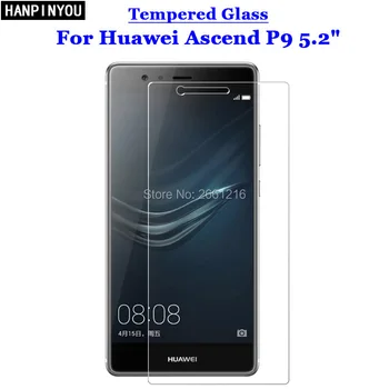 Pre Huawei P9 Tvrdeného Skla 9H 2.5 D Premium Screen Protector Fólia Pre Huawei Ascend P9 5.2
