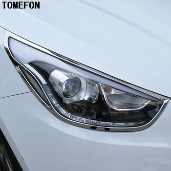 Pre Hyundai ix35 2013 Chrome Predné, Zadné Svetlomety, zadné Svetlá na Čítanie Kryt Výbava Rám Rám Obloha Auto Príslušenstvo