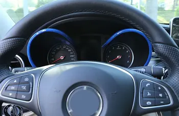Pre Mercedes Benz C Trieda Coupé W205-2017 AMG Panel Monitora Rámu Orezania ABS Plast Príslušenstvo DIY Nálepky Auto-Styling