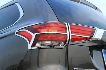 Pre Mitsubishi Outlander 2016 2017 ABS chrómovaný Zadné zadné Svetlo, Zadné Lampy Kryt dekorácie