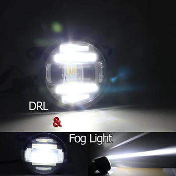 Pre Nissan NAVARA D40 Hranici 2005-2v1 18W LED Hmlové Svetlá Biely Rez-Line Objektív DRL Svetlá pre Denné svietenie, Auto-Styling