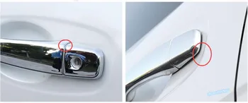 Pre Renault KADJAR 2016 2017 2018 ABS Vysokej Kvality prehliadača Chrome Bočné Dvere Auta Rukoväť Kryt Spp Trim 8 Ks / Sada
