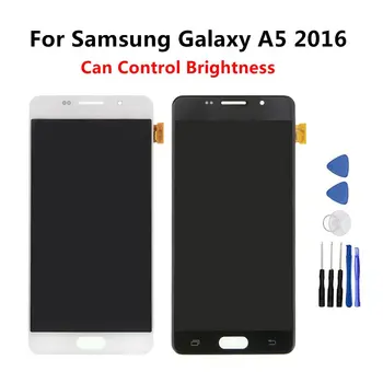 Pre Samsung Galaxy A5 2016 A510F A510M A510FD A5100 A510Y Test Dobrej TFT LCD Dotykový Displej Digitalizátorom. Montáž