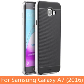 Pre Samsung Galaxy A7 2016 Prípade Pôvodného iPaky Značky Silikónové PC Hybrid Ochranný Kryt pre Samsung A7 2016 puzdro A7 2016