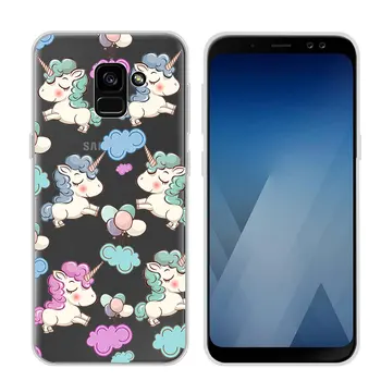 Pre Samsung Galaxy A8 2018 Prípade Pohode Vzor TPU Ochranný Mäkký Silikónový Kryt Pre Samsung Galaxy A8 Plus 2018 Telefón Prípadoch