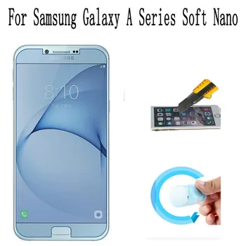 Pre Samsung Galaxy A8 A9 2016 Nano nevýbušnom Mäkké Screen Protector Samsung Galaxy A3 A5 A7 2017 Nie Tvrdené Sklo