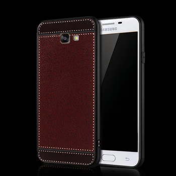 Pre Samsung Galaxy J7 Prime Mäkké Čierne Silikónové púzdra pre Samsung Galaxy On7 2016 obal pre Samsung J7 Prime kremíka 5.5 palcový