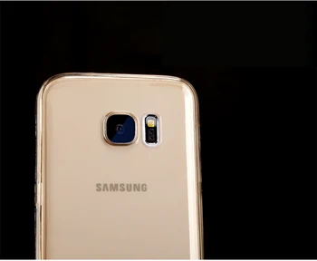Pre Samsung Galaxy S7 S7 okraji plus G360 G530H S6 S6edge plus G313H G355H Poznámka 3) Poznámka 4 celého tela Transparentné TPU Mäkké prípade