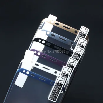 Pre Samsung Galaxy S8 Plus S8+ 2ks = Predné + Zadné 3D Pokovovanie Zakrivené plochy Plné Pokrytie Mäkké PET Film Screen Protector