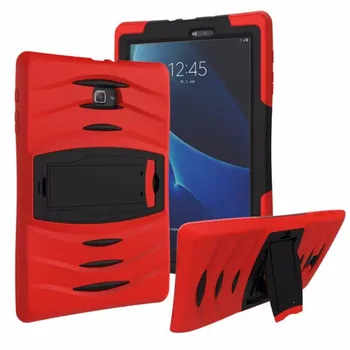 Pre Samsung Galaxy Tab A A6 10.1 2016 T580 T585 SM-T580 T580N Prípade Tablet So Stojanom Shockproof Ťažkých Silikónové Pevný kryt