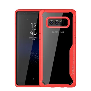 Pre Samsung Poznámku 8 Prípade Pôvodného iPaky Značky Silikónové Akrylátové Hybrid Shockproof Transparentné puzdro pre Samsung Galaxy Note 8 Prípade