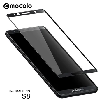 Pre Samsung S8 Screen Protector Mocolo Luxusné Zakrivené Hrany 9H 3D Tvrdené Sklo Fólia pre Samsung Galaxy S8 Plus Screen Protector