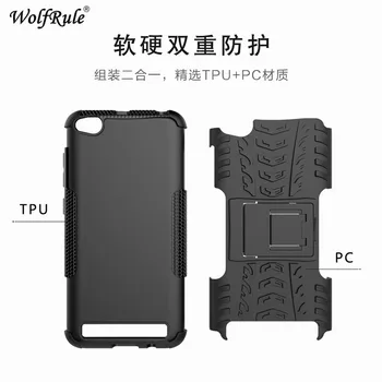 Pre Telefón Prípade Xiao Redmi 5A Prípade TPU & PC Držiteľ Zbroj Mobilný Telefón Taška Prípade Pre Xiao Redmi 5A Kryt 5